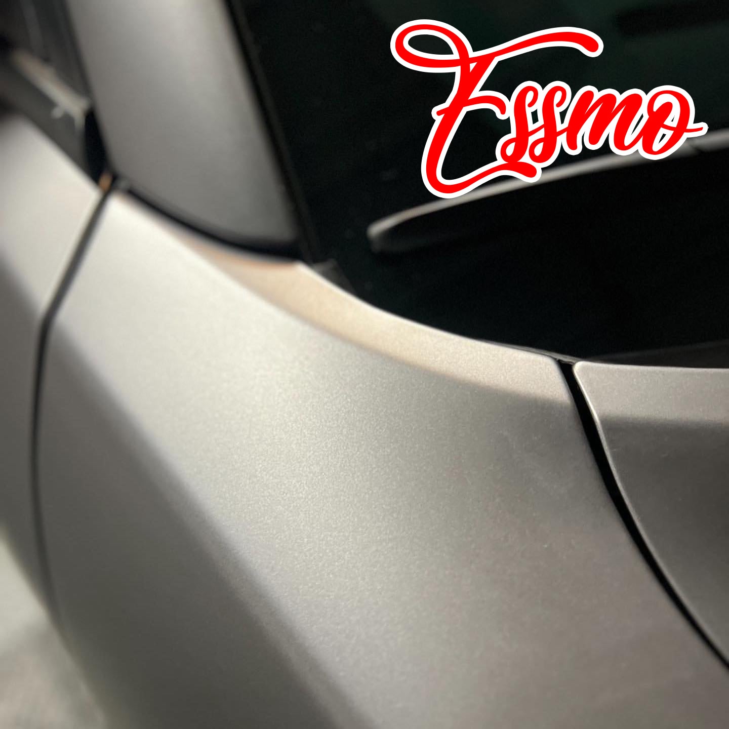 PET Matte Metallic Selenite Gray Vinyl Wrap