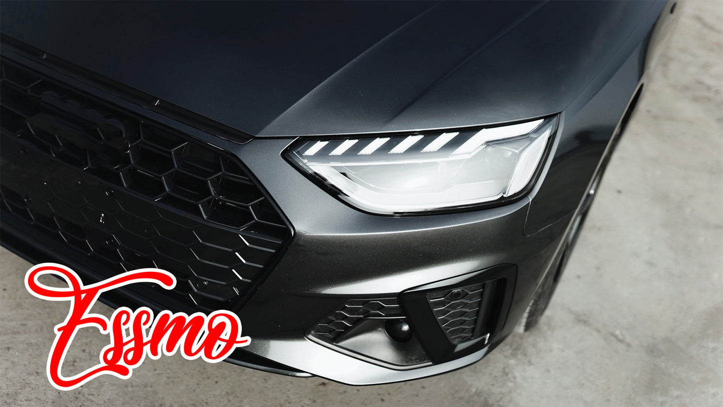 PET Super Gloss Metallic Charcoal Gray Vinyl Wrap