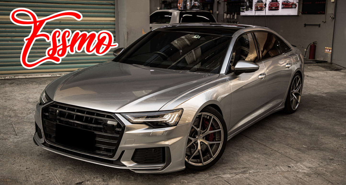 PET Liquid Metallic Chrome Silver Vinyl Wrap