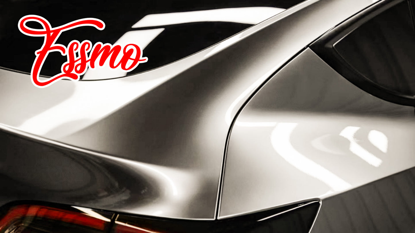 PET Liquid Metallic Chrome Silver Vinyl Wrap