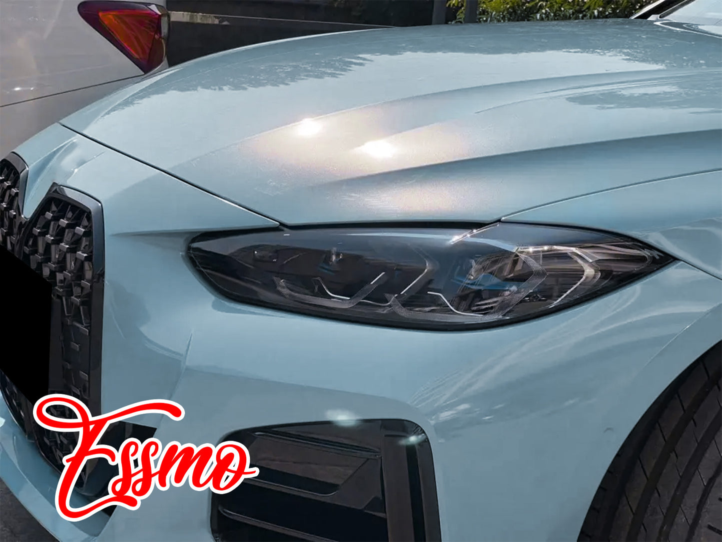 PET Super Gloss Metallic Crystal Blue Vinyl Wrap