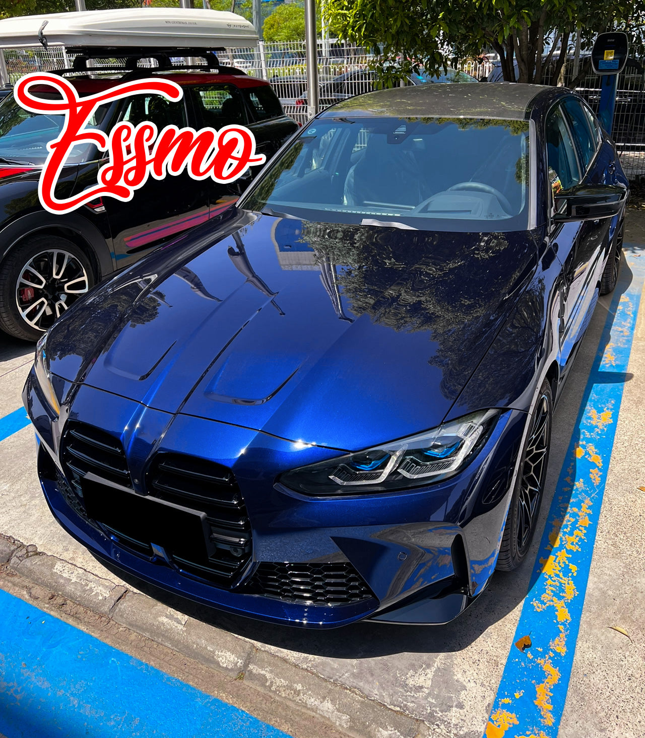 PET Super Gloss Metallic Tanzanite Blue Vinyl Wrap