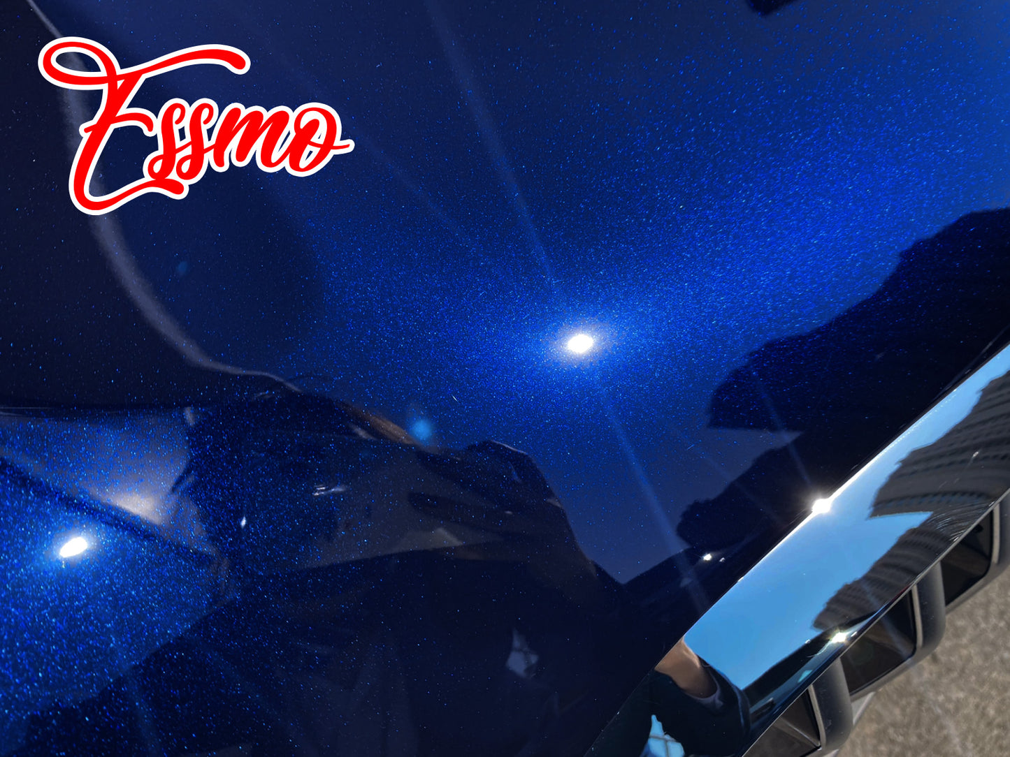 PET Super Gloss Metallic Tanzanite Blue Vinyl Wrap