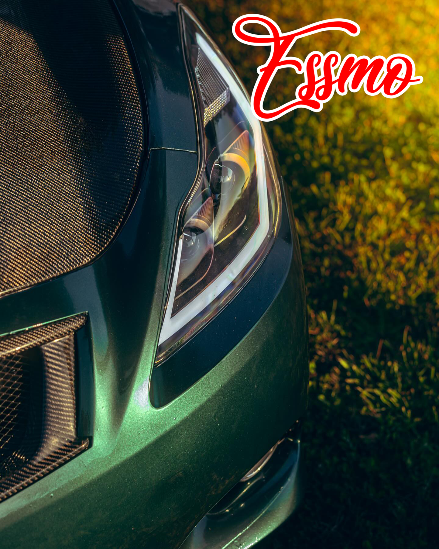 PET Super Gloss Metallic Dark British Green Vinyl Wrap