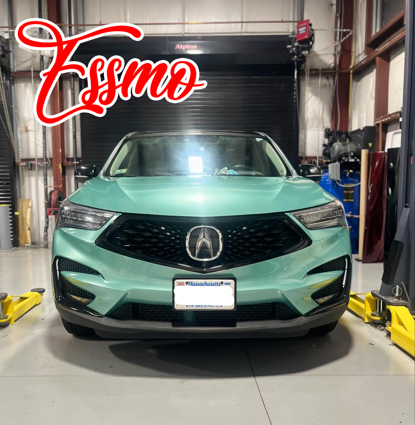 PET Super Gloss Metallic Verde Green Vinyl Wrap