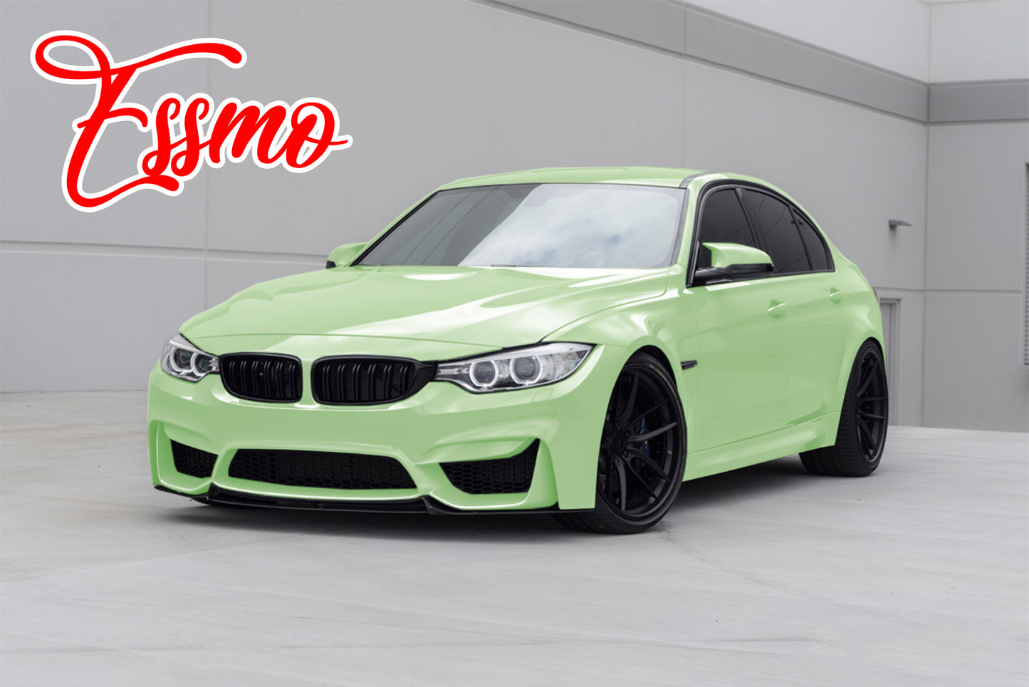 PET Super Gloss Matcha Green Vinyl Wrap