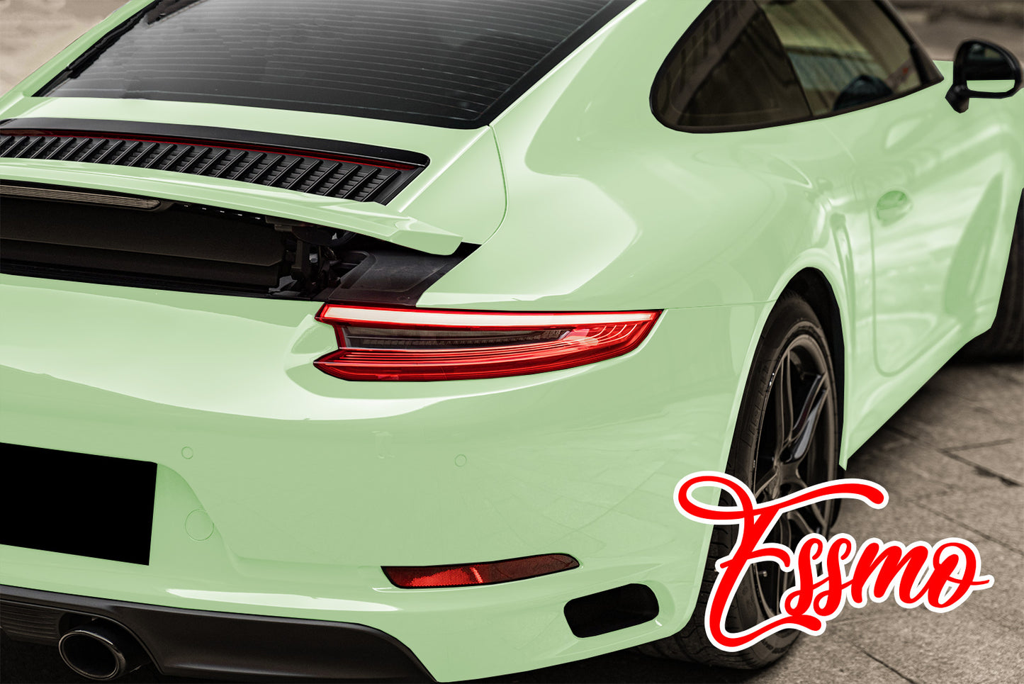 PET Super Gloss Matcha Green Vinyl Wrap