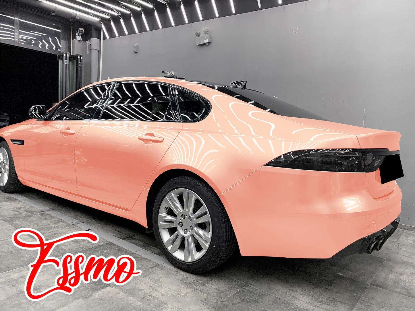 PET Super Gloss Pearlescent Sakura Pink Vinyl Wrap