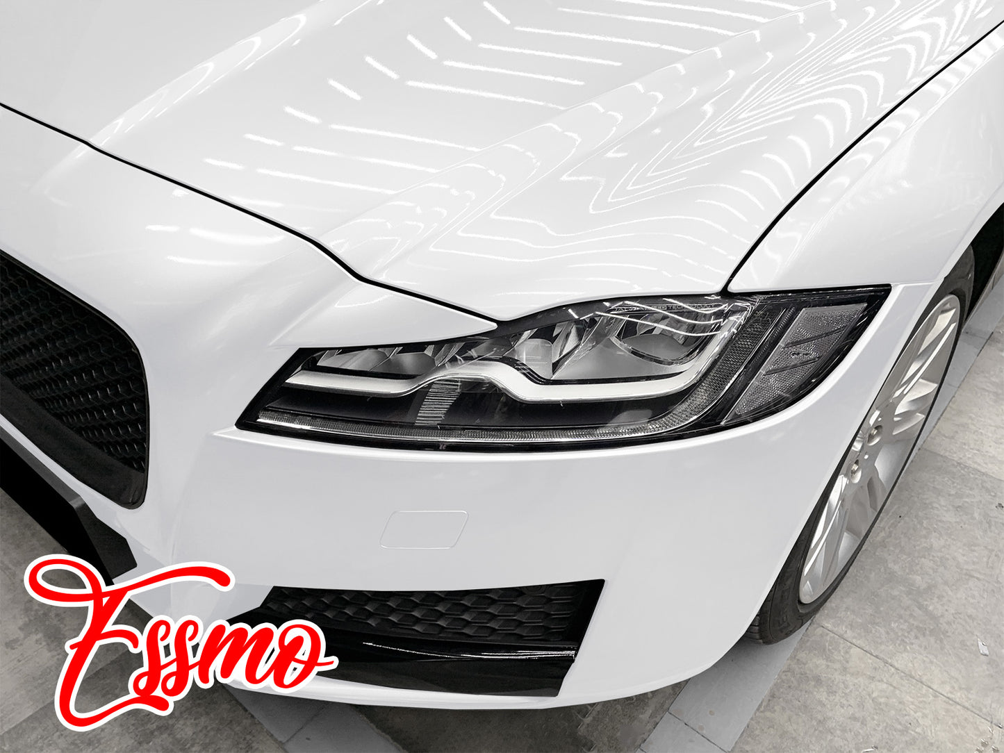 PET Super Gloss Pearlescent Ceramic White Vinyl Wrap