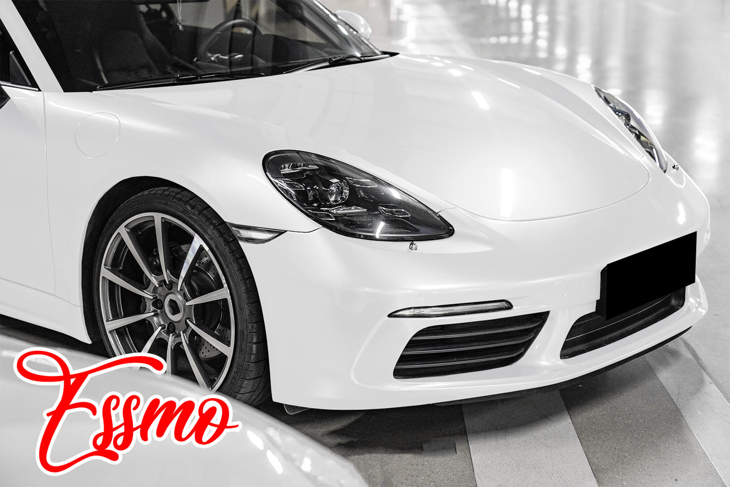 PET Super Gloss Pearlescent Ceramic White Vinyl Wrap