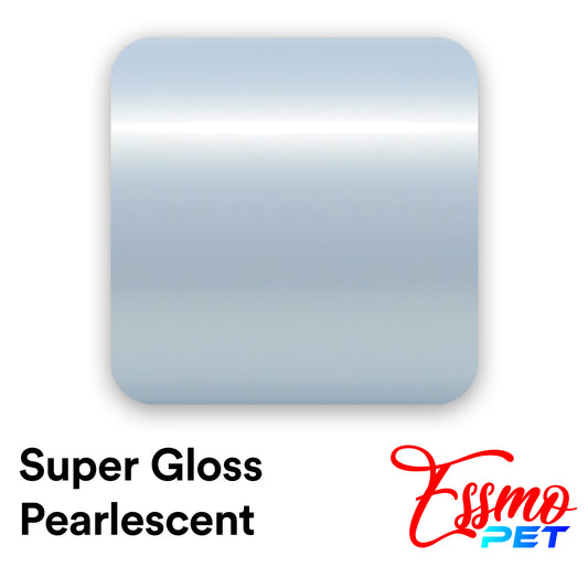 PET Super Gloss Pearlescent Pale Blue Vinyl Wrap