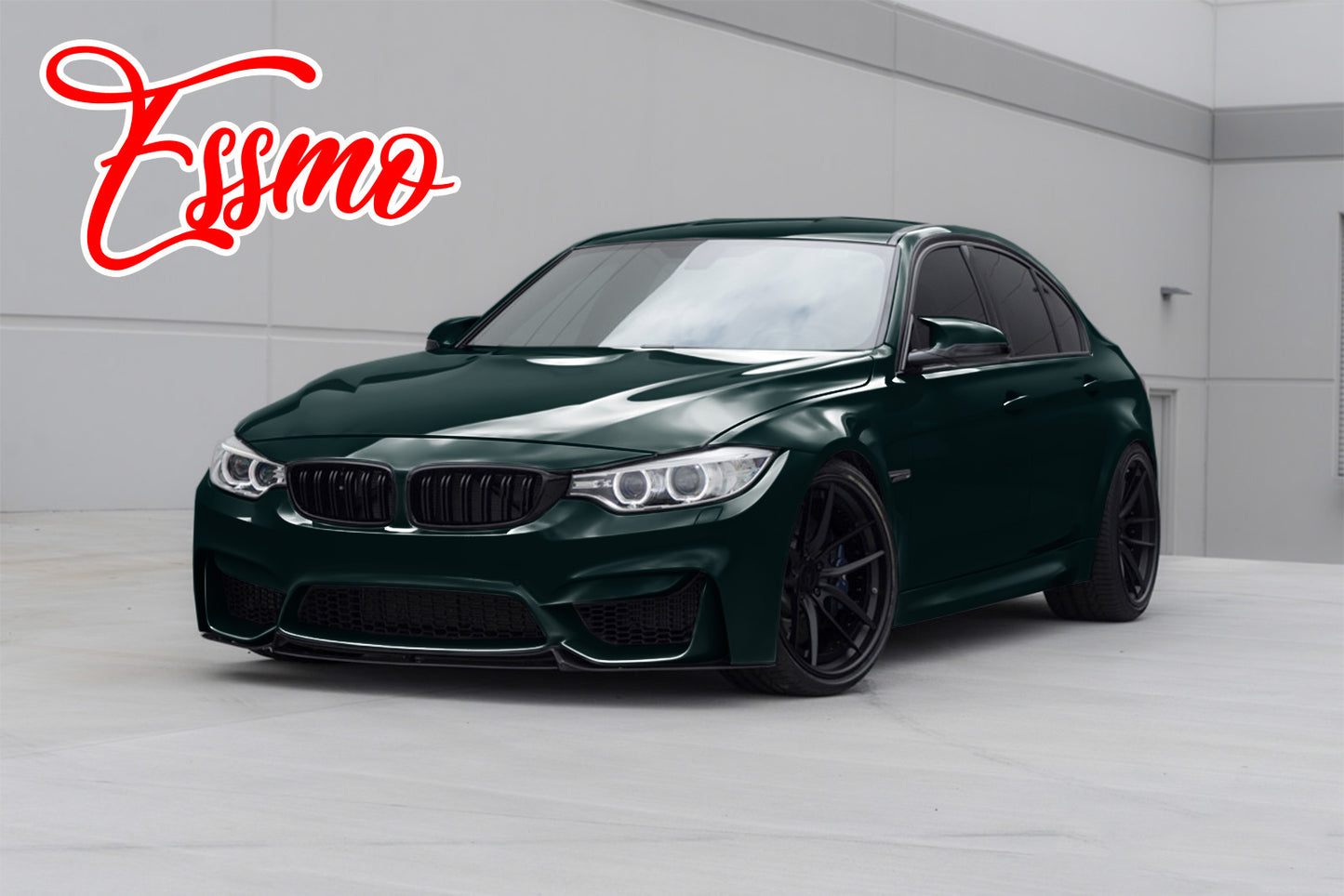 PET Super Gloss Dark Moss Green Vinyl Wrap