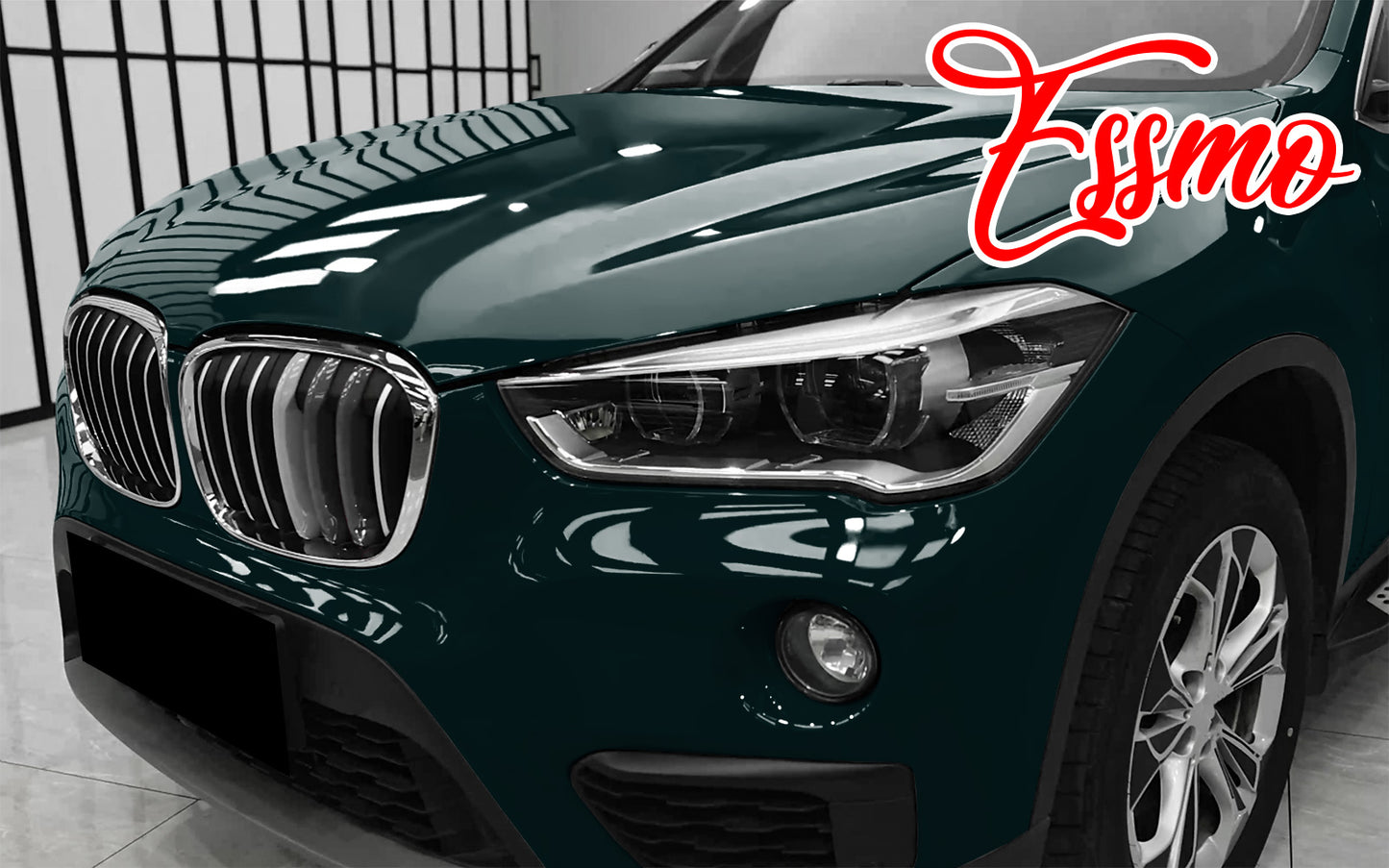 PET Super Gloss Dark Moss Green Vinyl Wrap