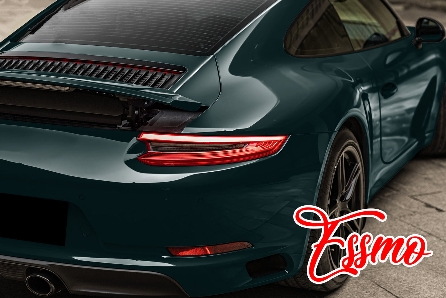 PET Super Gloss Dark Moss Green Vinyl Wrap