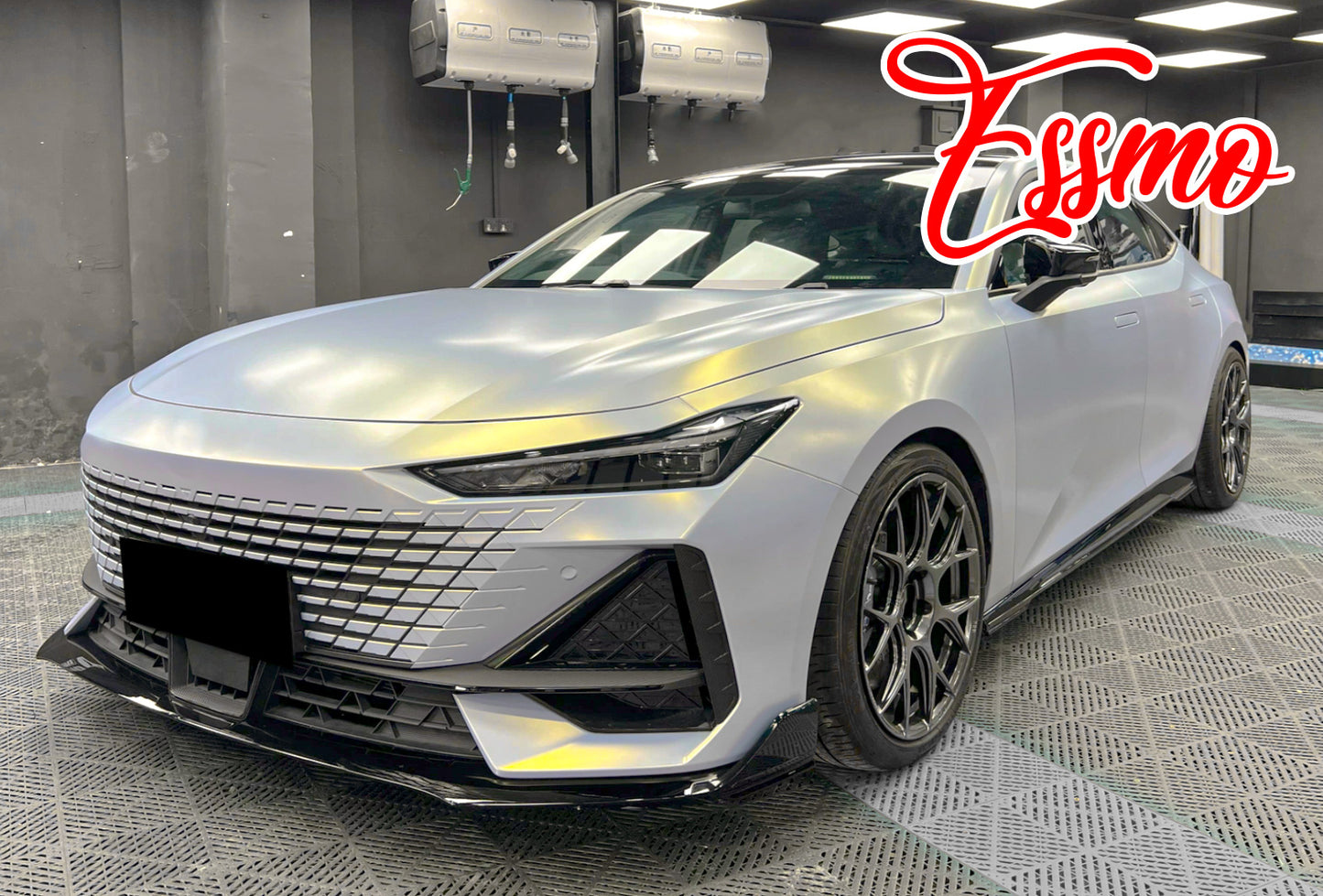 PET Space Candy Matte Platinum Gold Vinyl Wrap