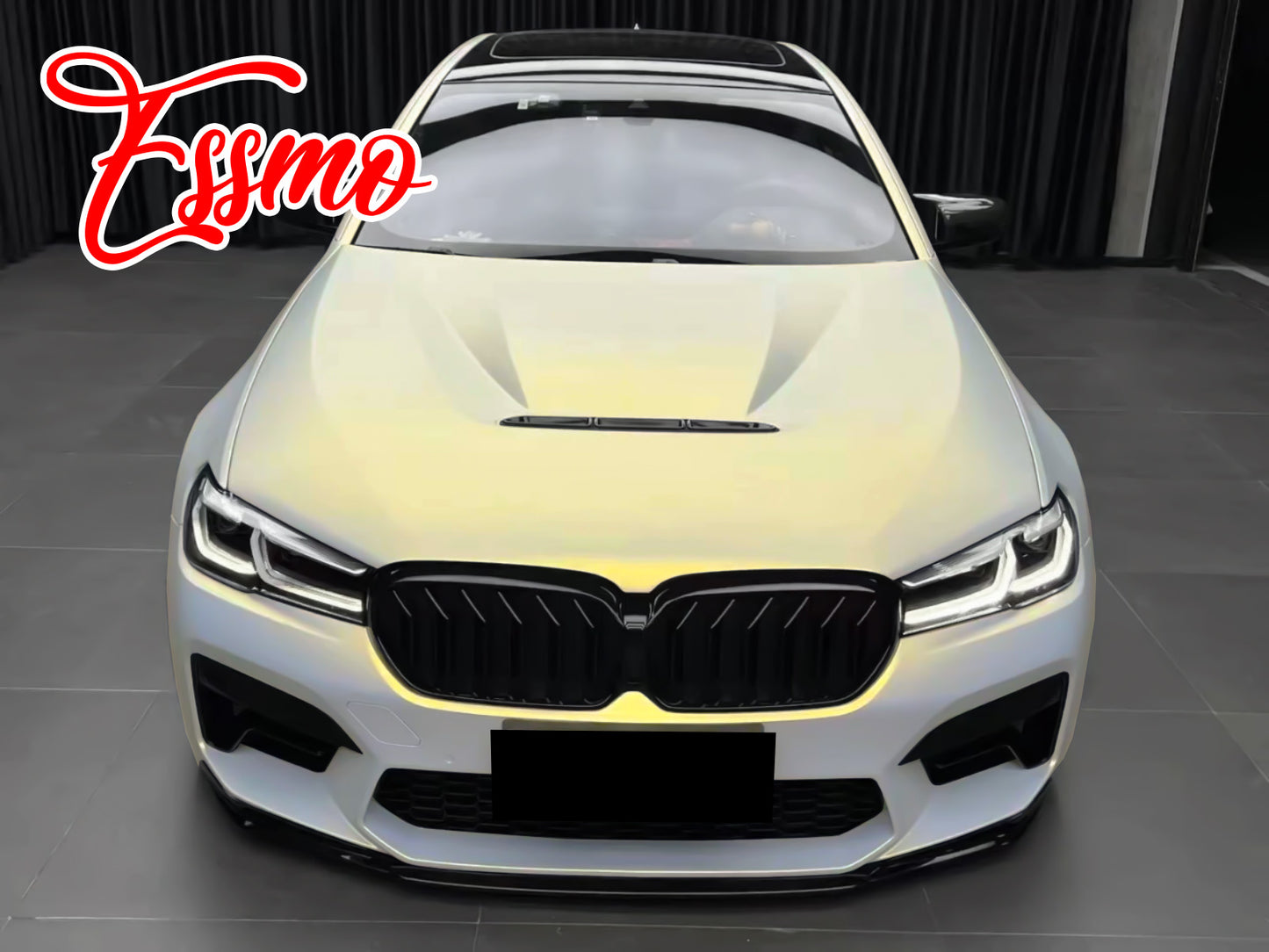 PET Space Candy Matte Platinum Gold Vinyl Wrap