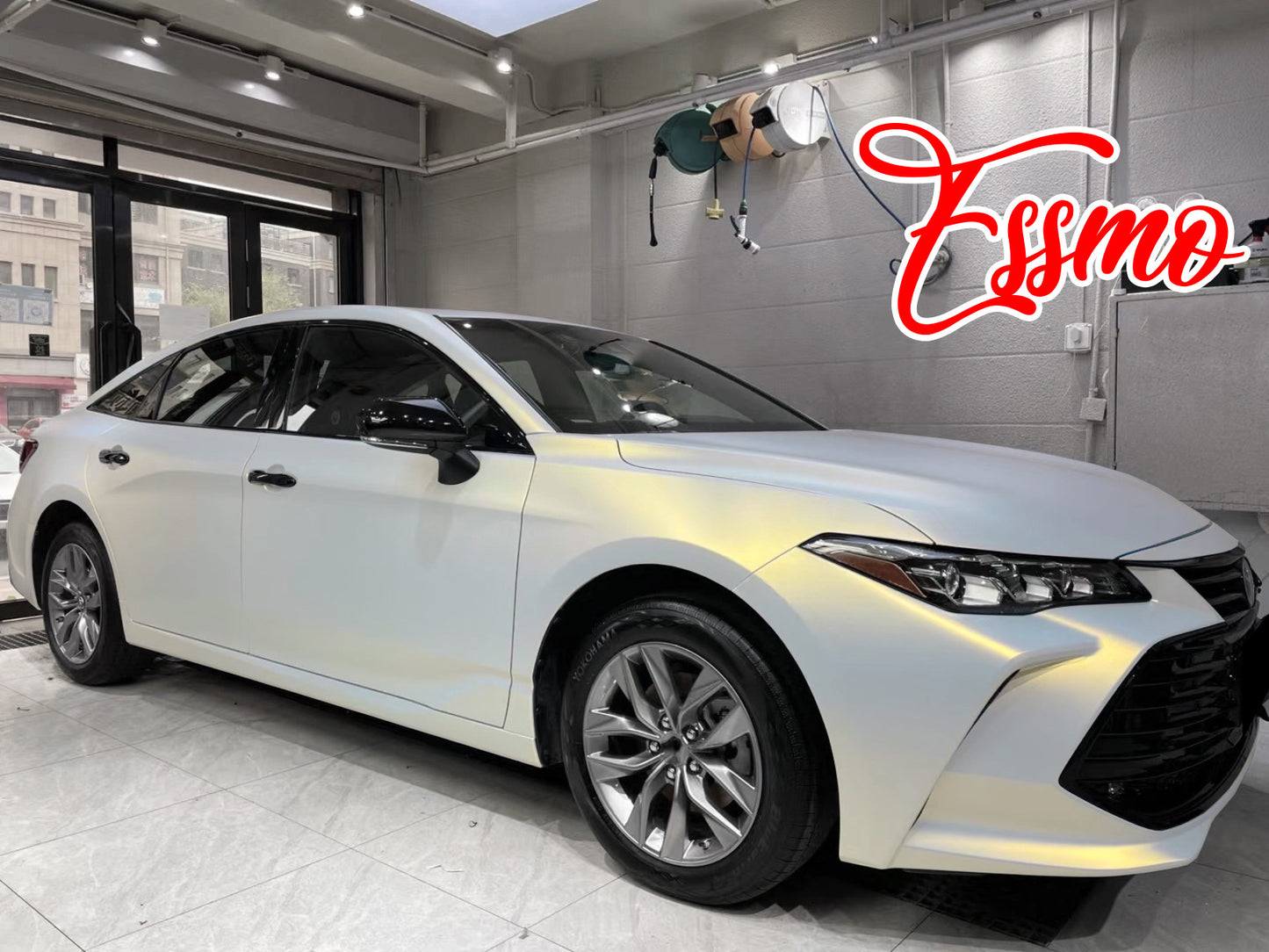 PET Space Candy Matte Platinum Gold Vinyl Wrap