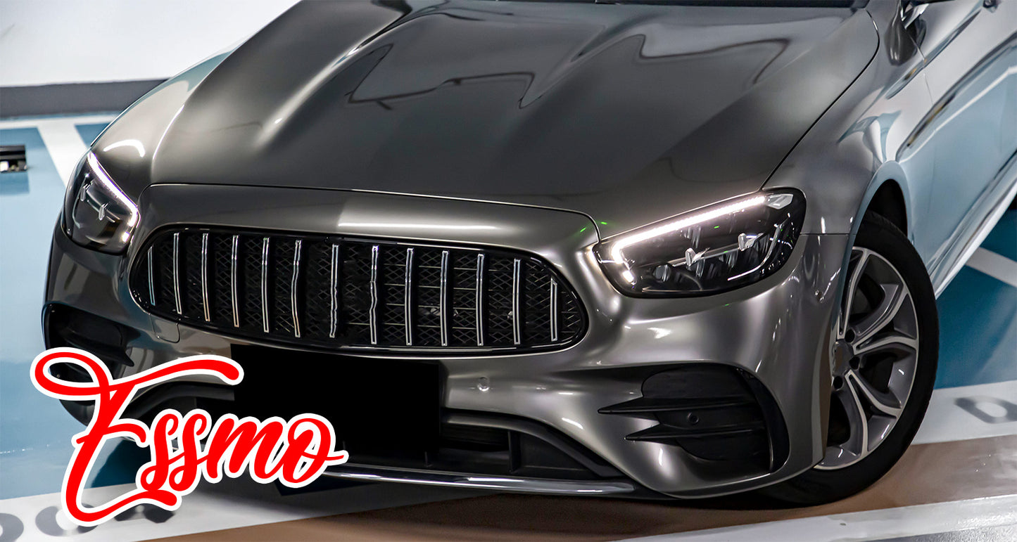 PET Liquid Metallic Gunmetal Gray Vinyl Wrap