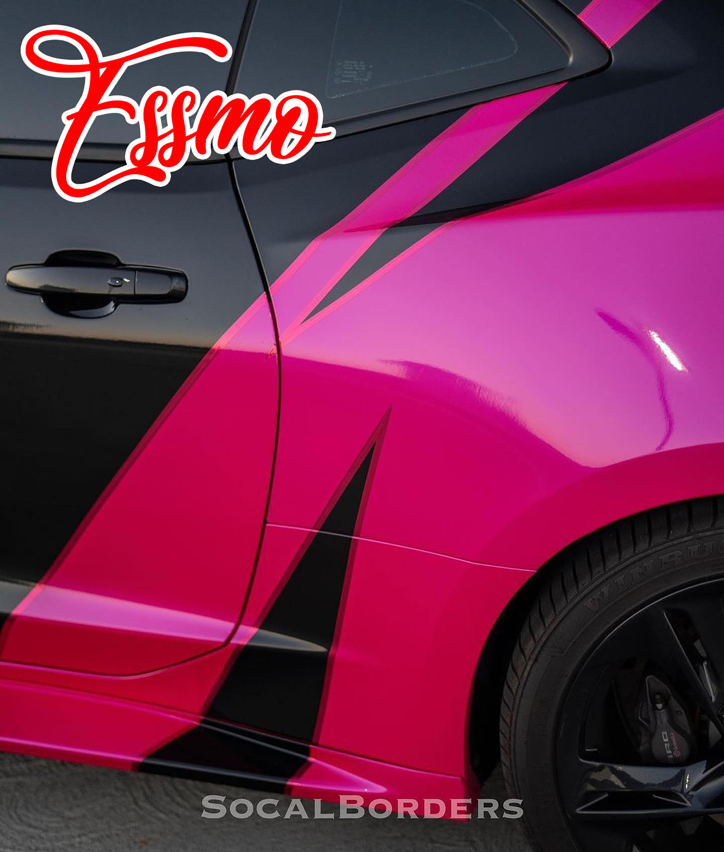 PET Space Candy Gloss Ruby Purple Vinyl Wrap