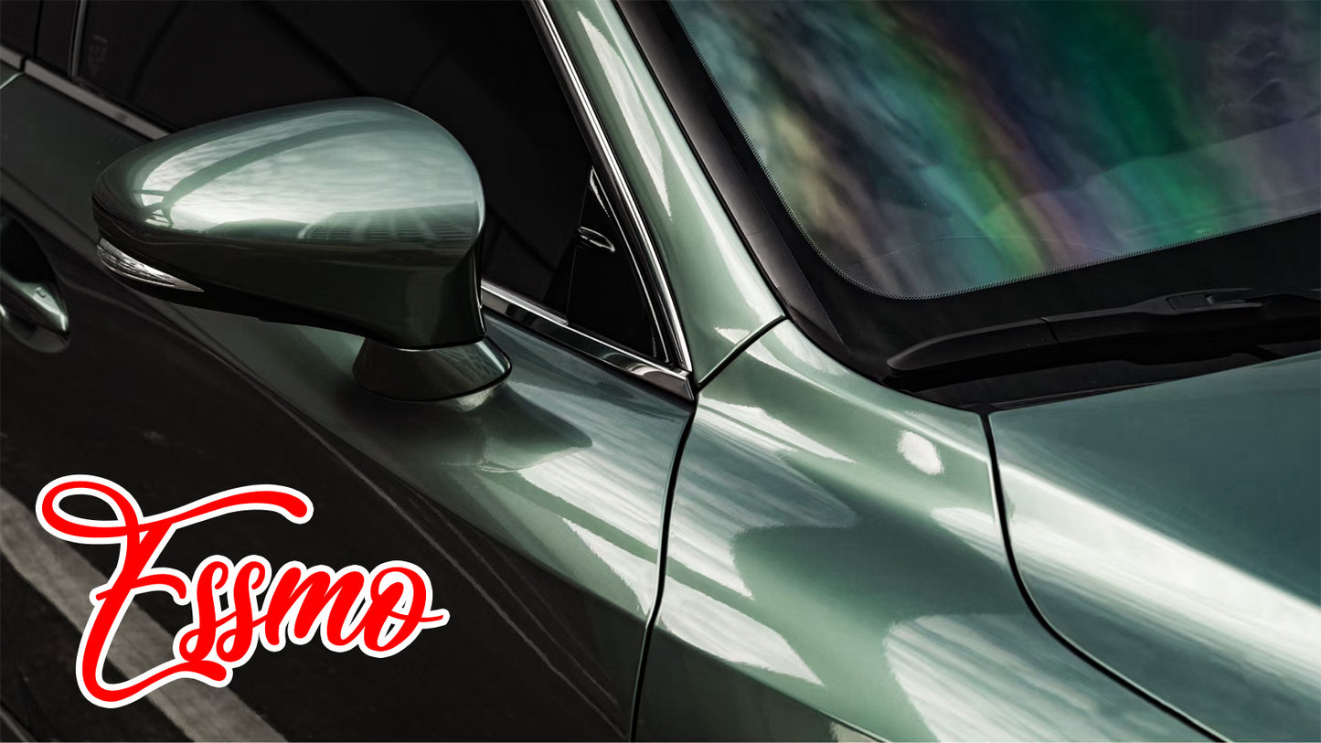 PET Liquid Metallic Jasper Green Vinyl Wrap