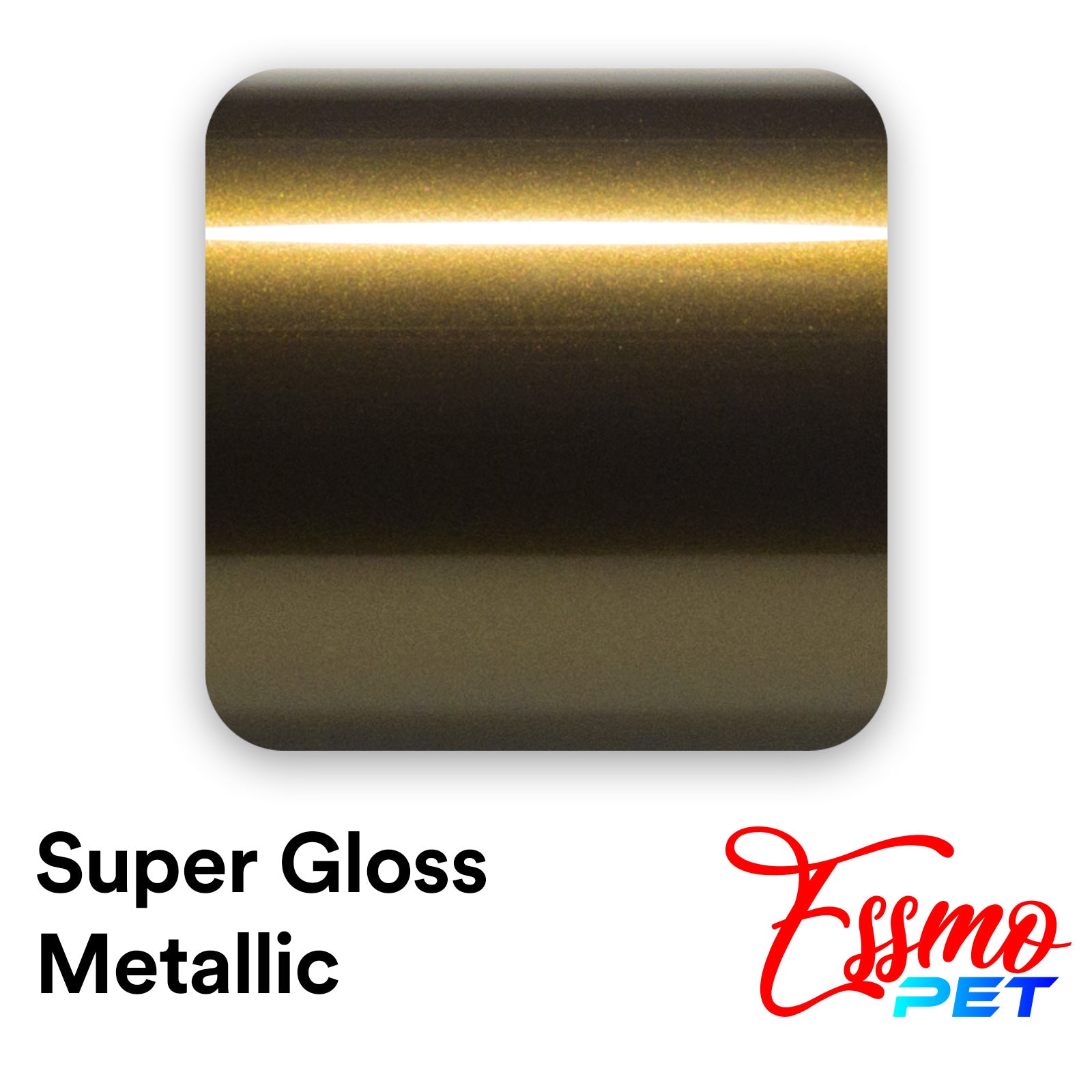 PET Super Gloss Metallic Midnight Gold Vinyl Wrap – Essmovinyl