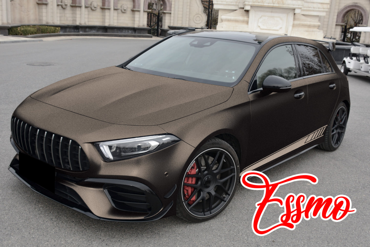 PET Matte Metallic Basalt Vinyl Wrap