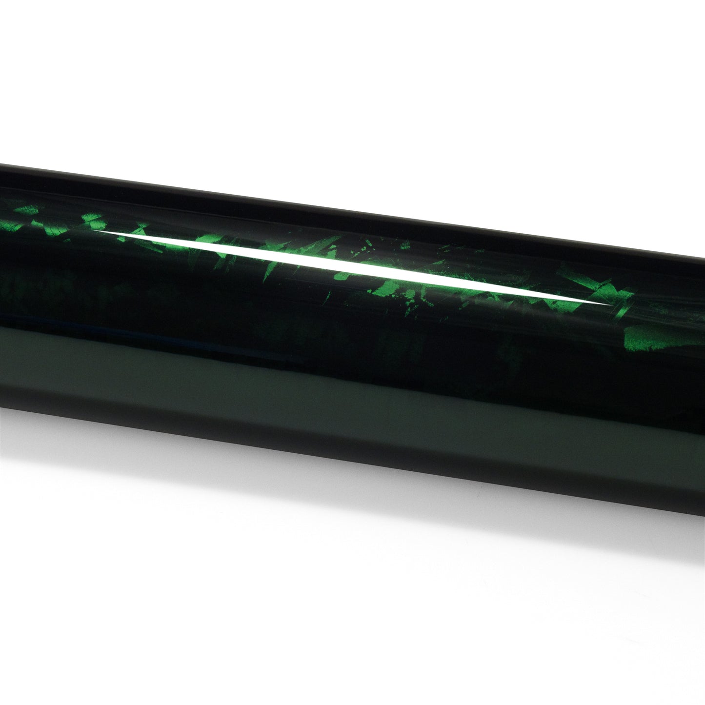 24K Chopped Forged Carbon Fiber Gloss Venom Green Vinyl Wrap