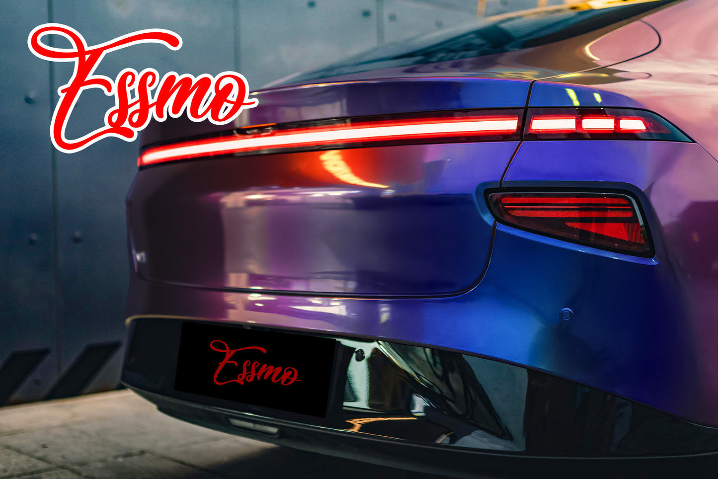 PET Galaxy Dust Gloss Roaring Purple Color Shift Vinyl Wrap