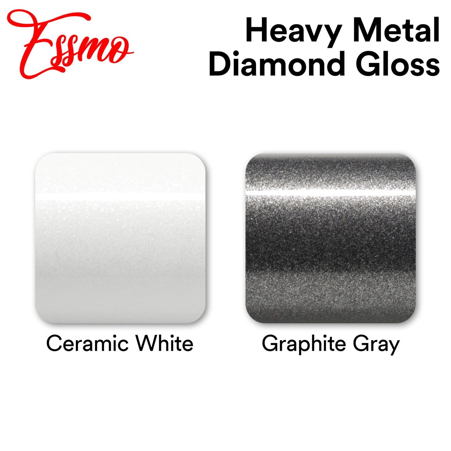 Heavy Metal Diamond Gloss Graphite Gray Vinyl Wrap