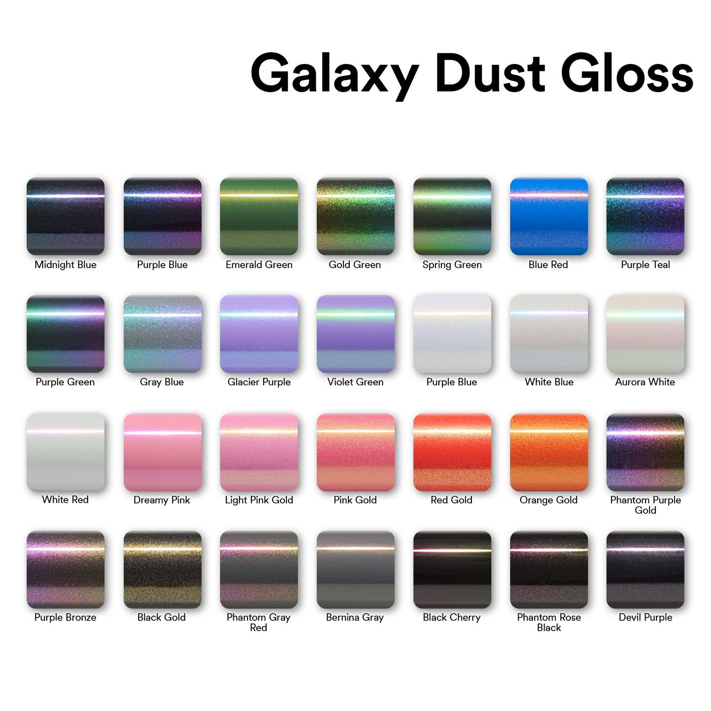 Galaxy Dust Gloss Black Cherry Vinyl Wrap