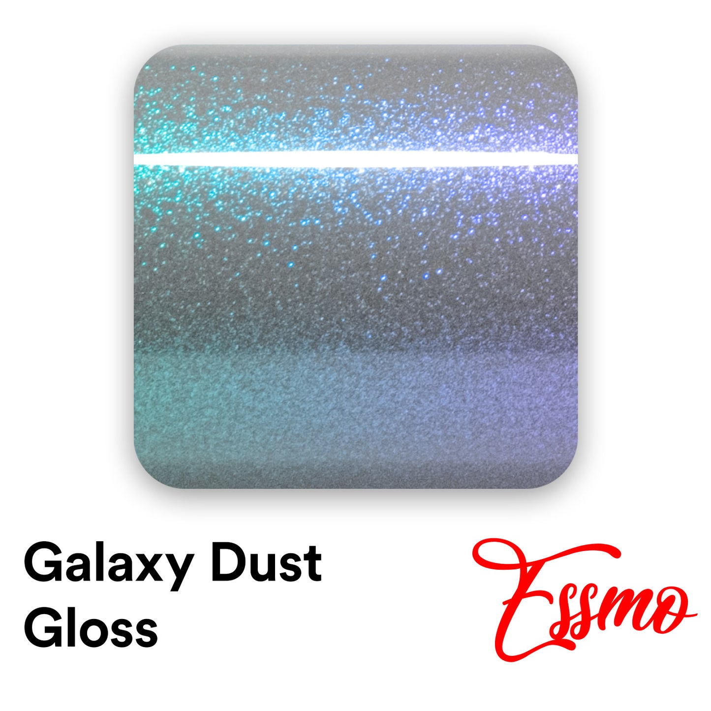 Galaxy Dust Gloss Gray Blue Vinyl Wrap