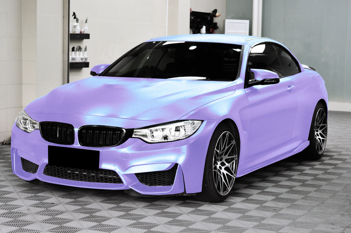 Galaxy Dust Matte Glacier Purple Vinyl Wrap