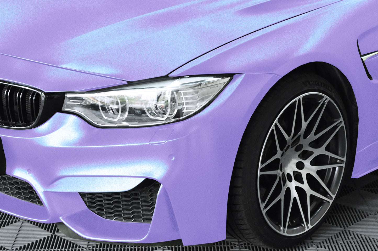 Galaxy Dust Matte Glacier Purple Vinyl Wrap