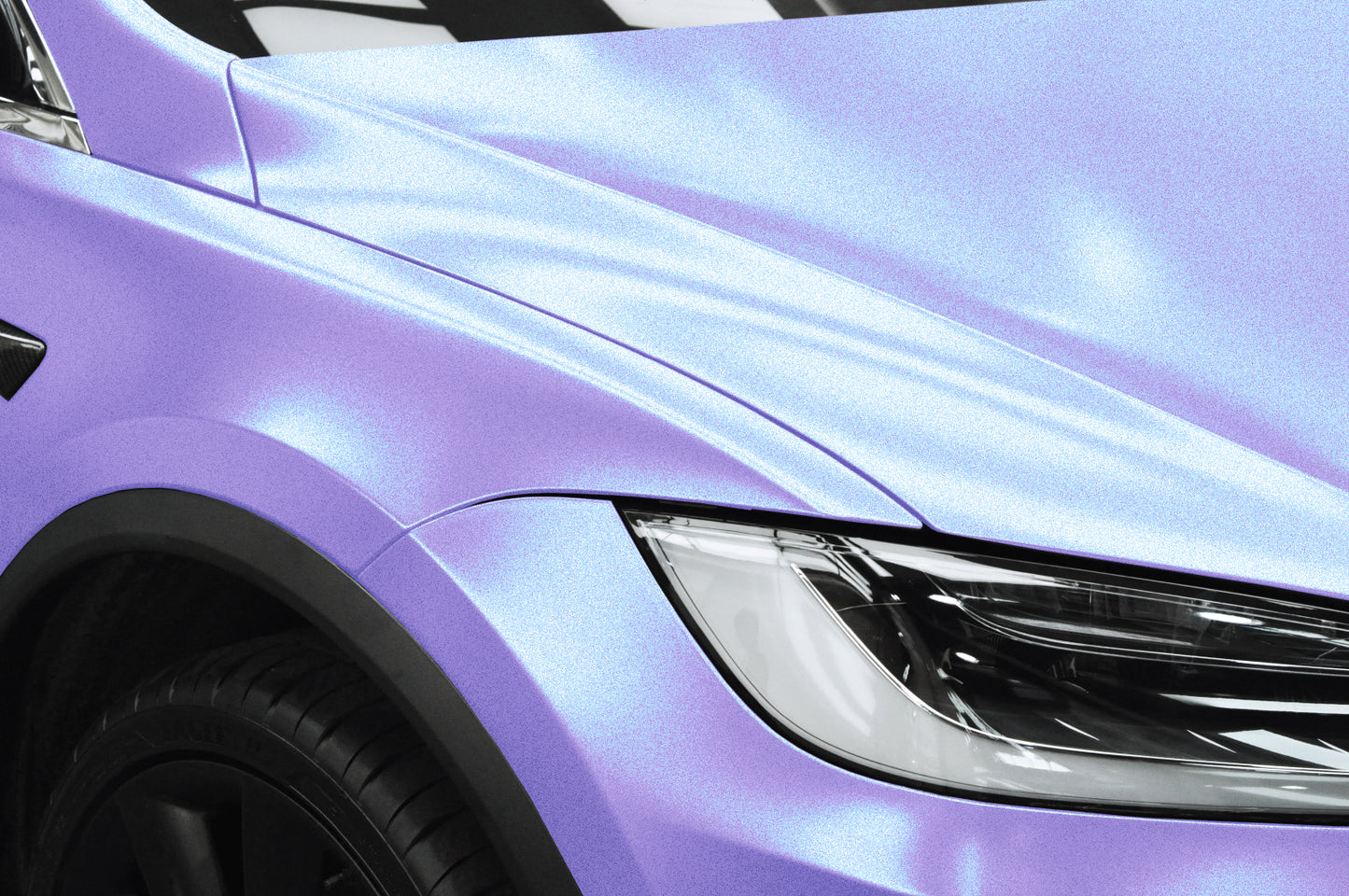 Galaxy Dust Matte Glacier Purple Vinyl Wrap