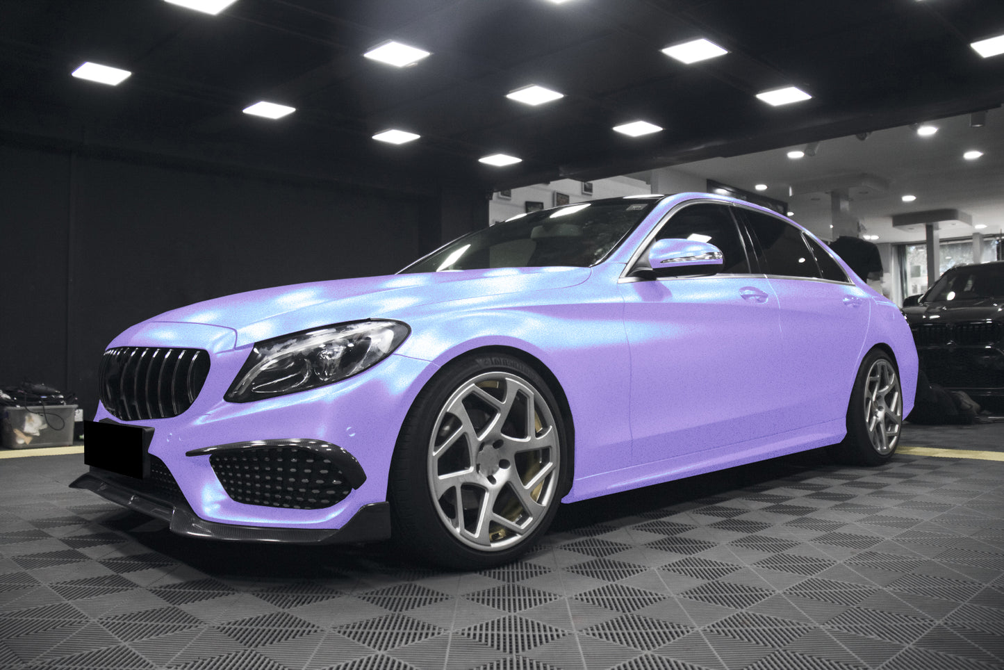 Galaxy Dust Matte Glacier Purple Vinyl Wrap