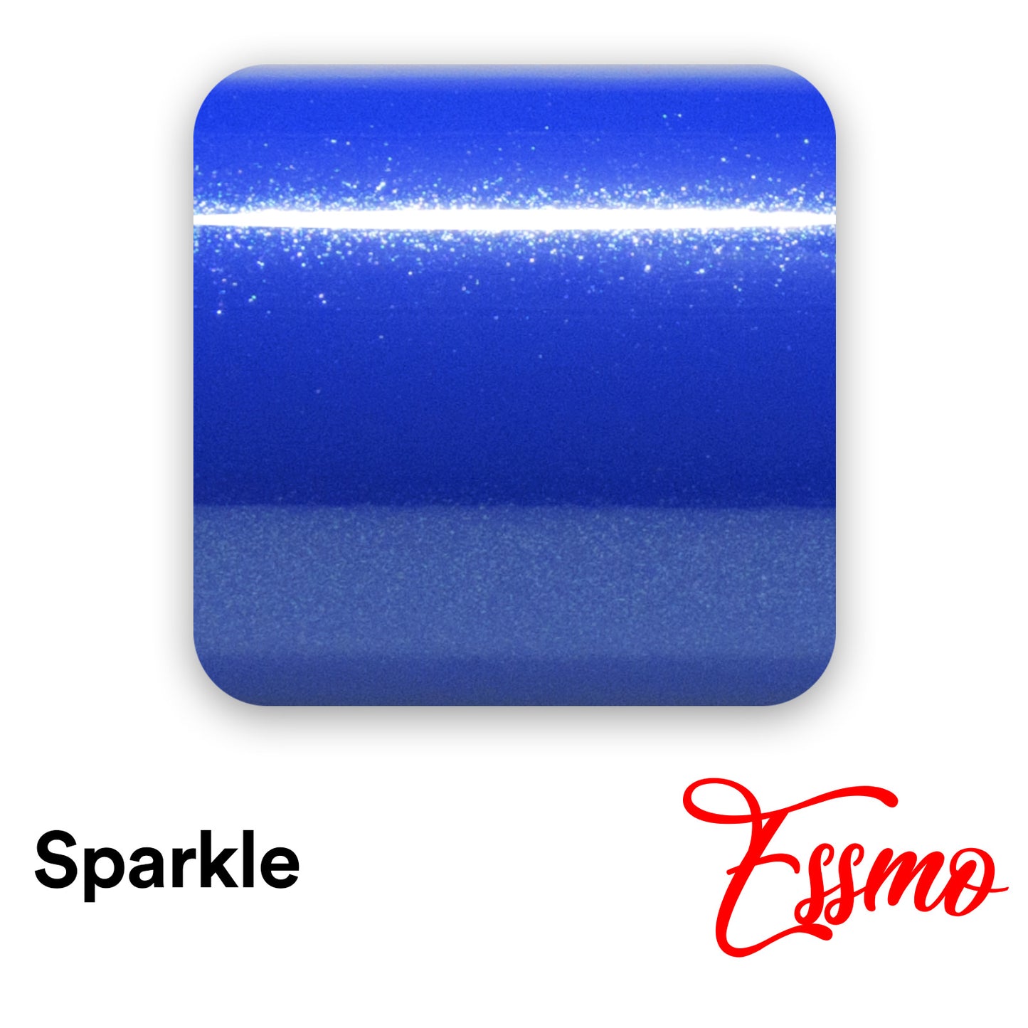 Sparkle Royal Blue Gloss Glitter Vinyl Wrap