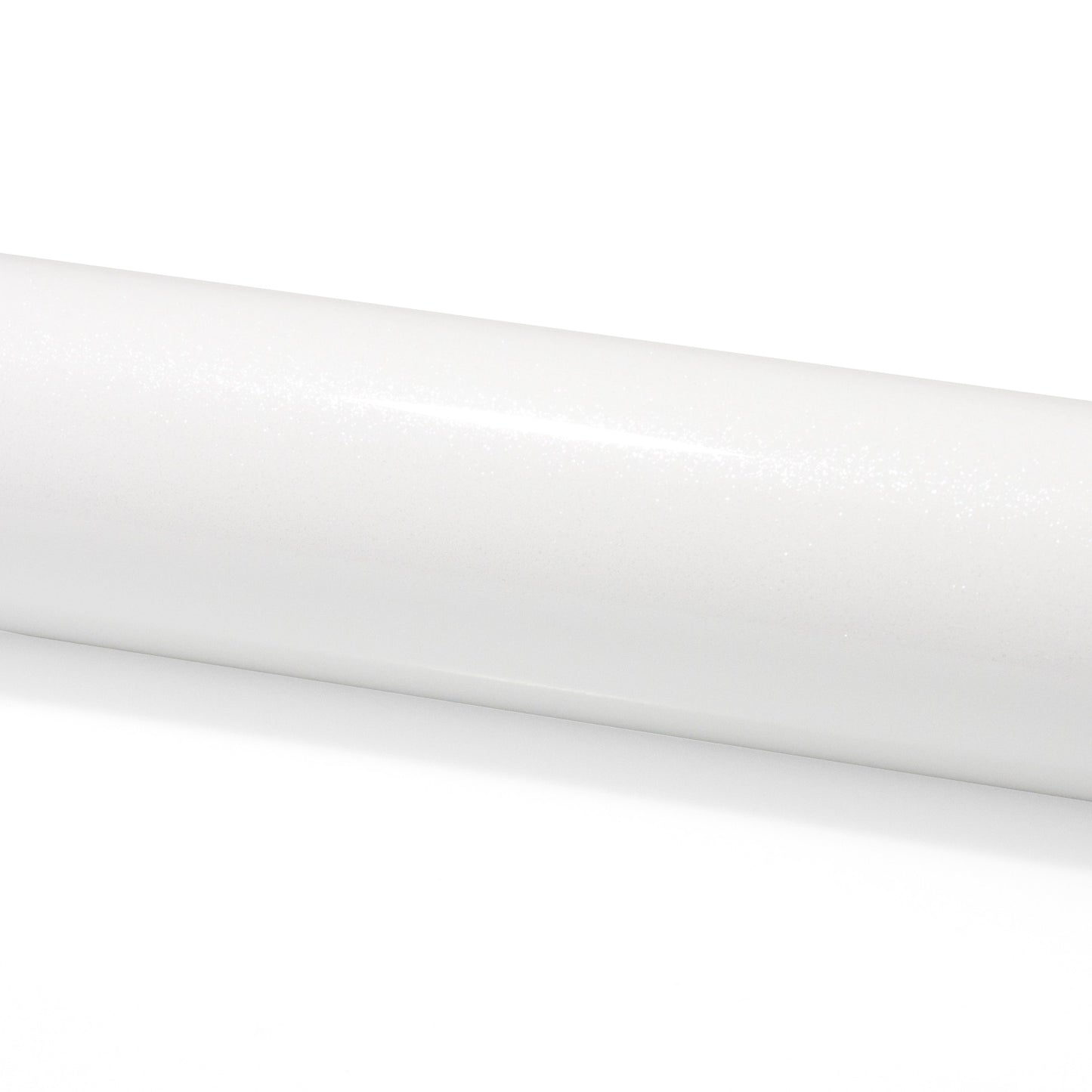 Super Gloss Metallic Sparkle White Vinyl Wrap