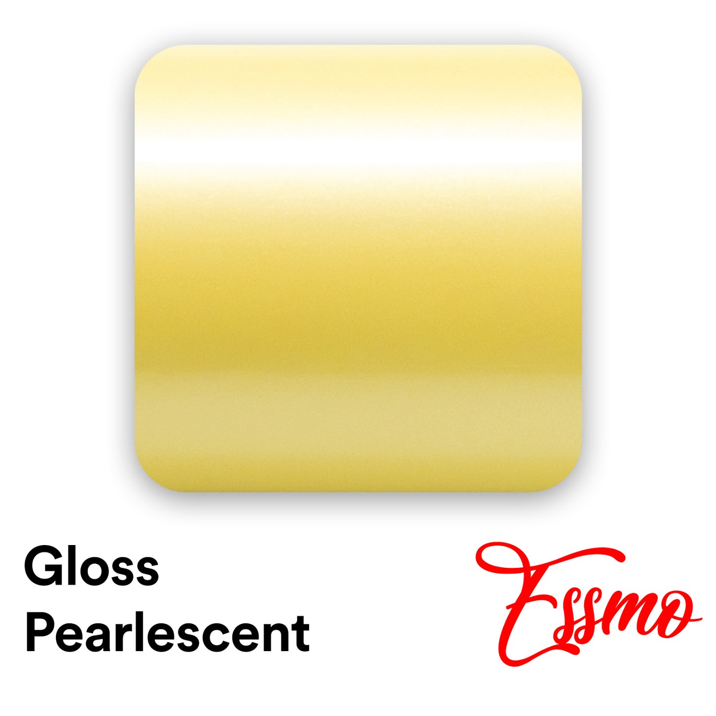 Gloss Pearlescent Lemon Yellow Vinyl Wrap