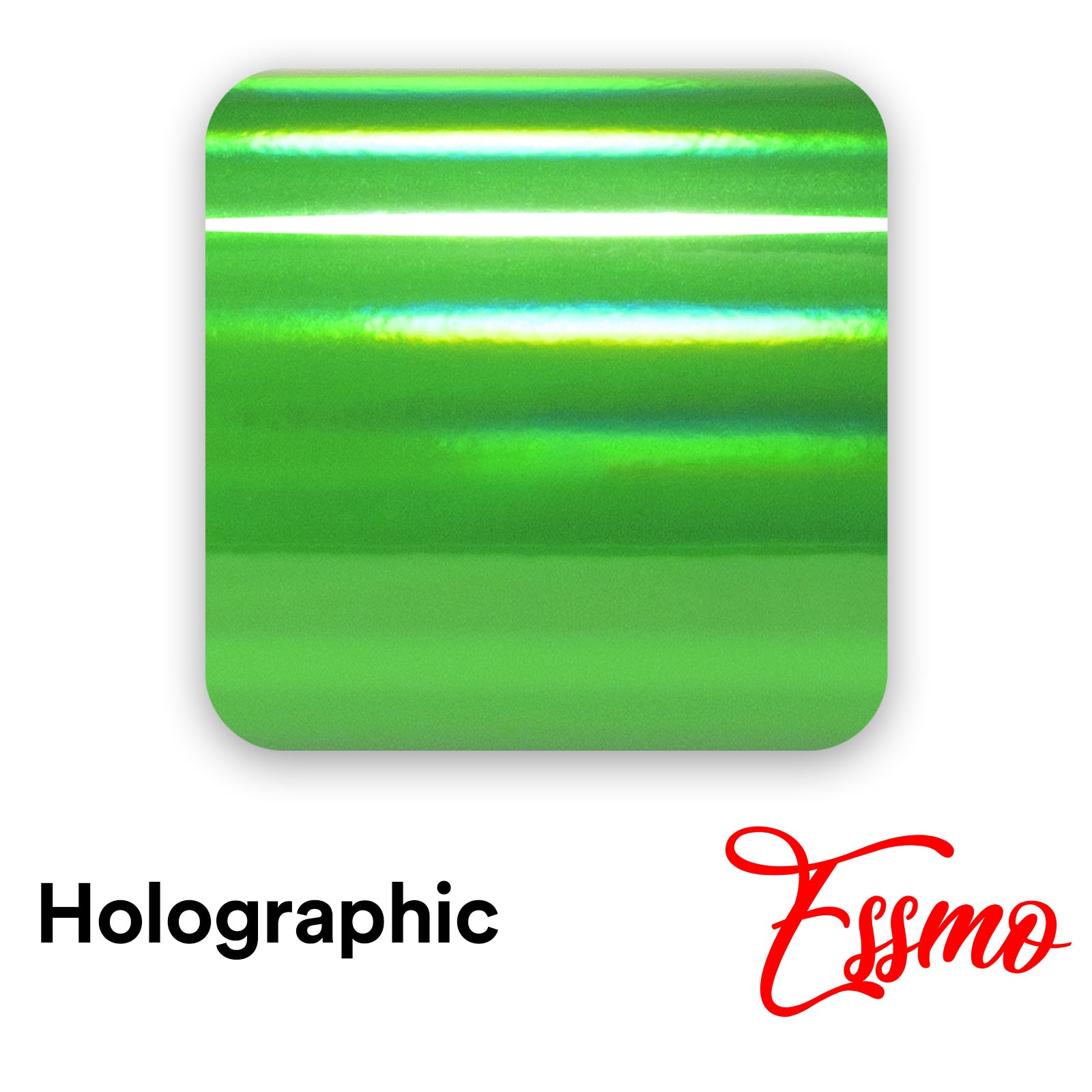 Holographic Green Vinyl Wrap