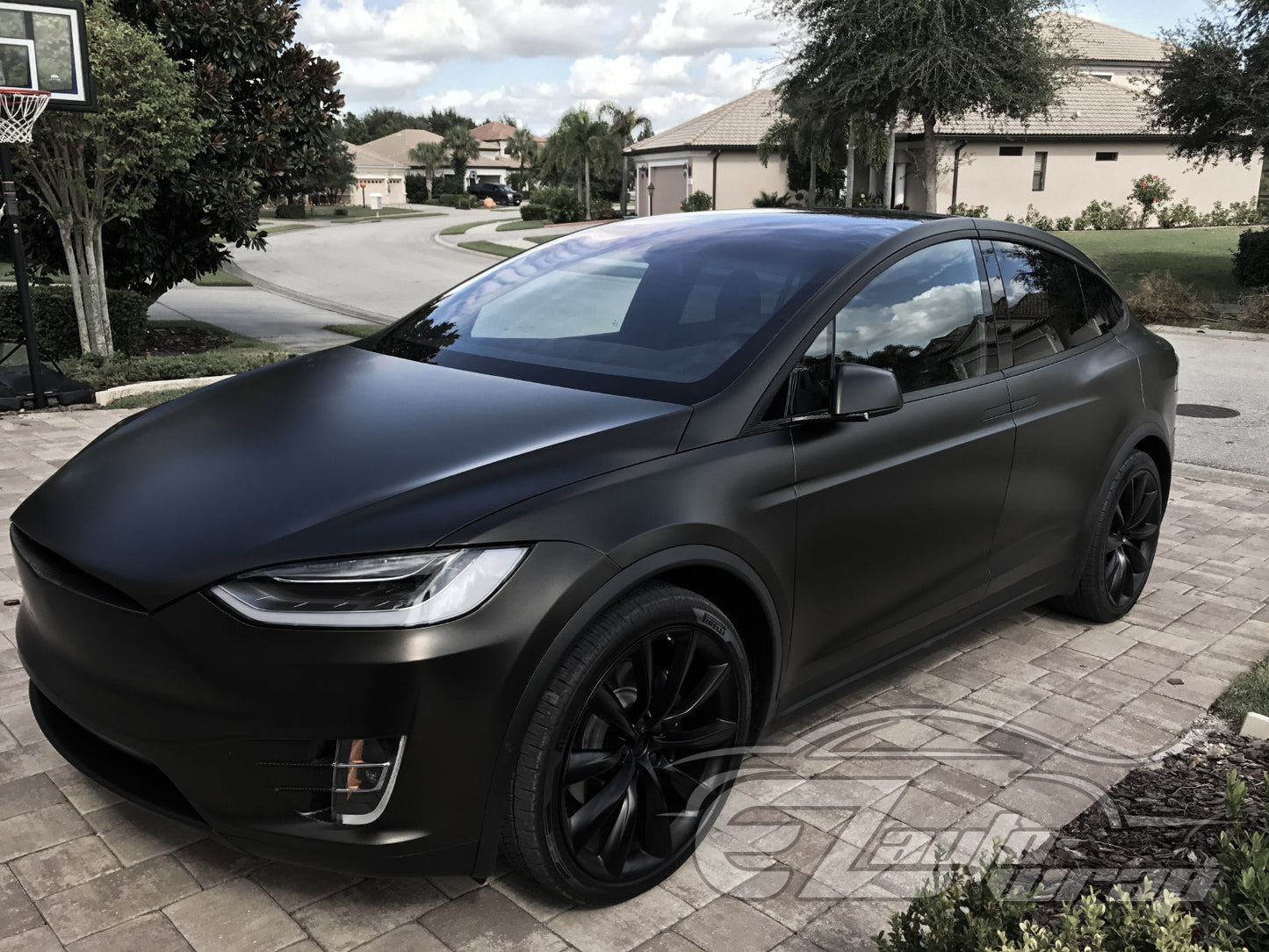 Satin Black Matte Flat Vinyl Wrap