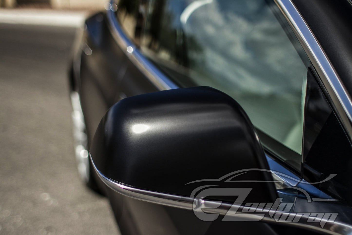 Satin Black Matte Flat Vinyl Wrap