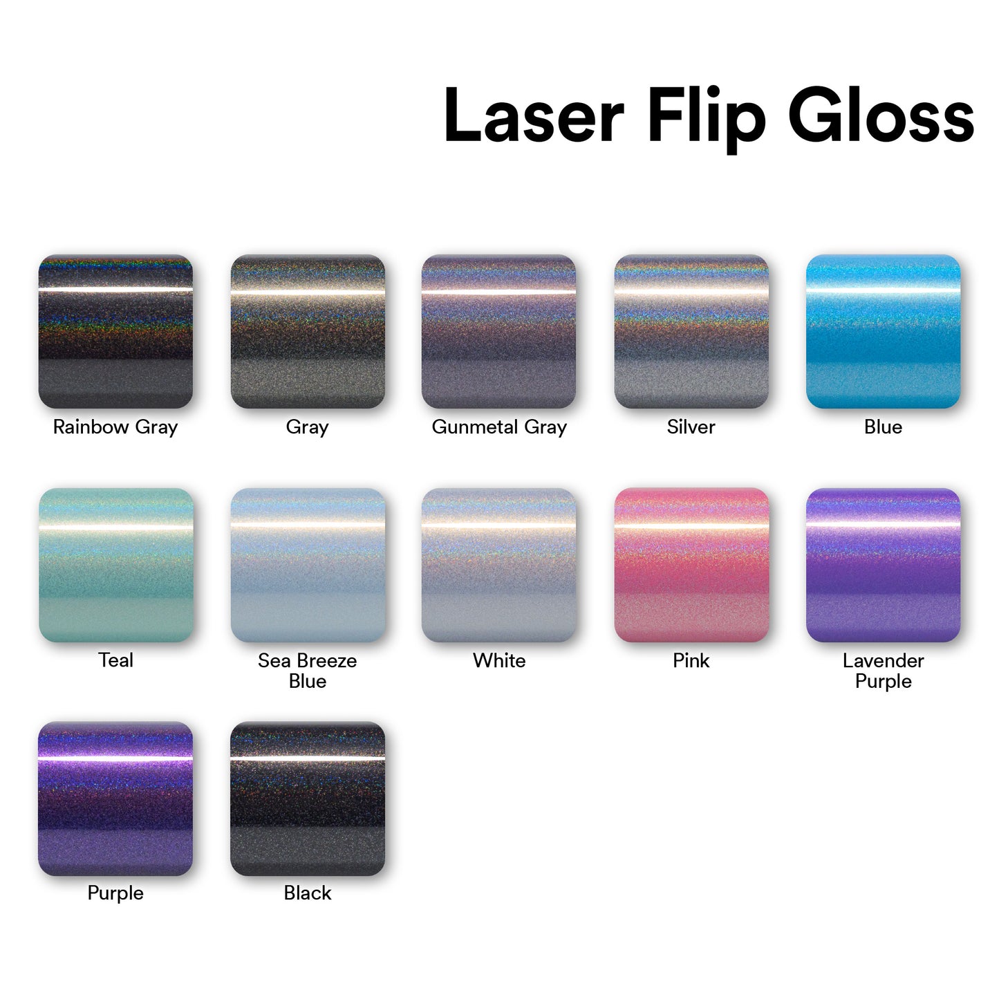 Laser Flip Gloss Purple Vinyl Wrap