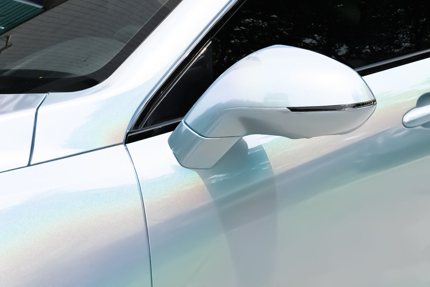 Laser Flip Gloss Sea Breeze Blue Vinyl Wrap