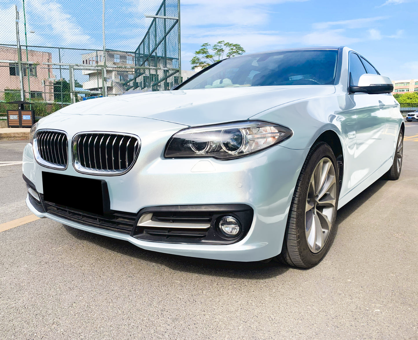 Laser Flip Gloss Sea Breeze Blue Vinyl Wrap