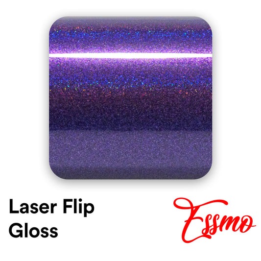 Laser Flip Gloss Purple Vinyl Wrap