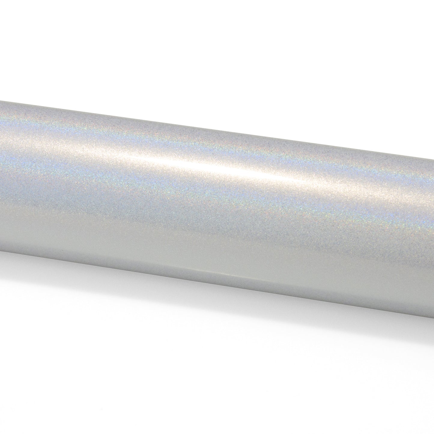 Laser Flip Gloss White Vinyl Wrap