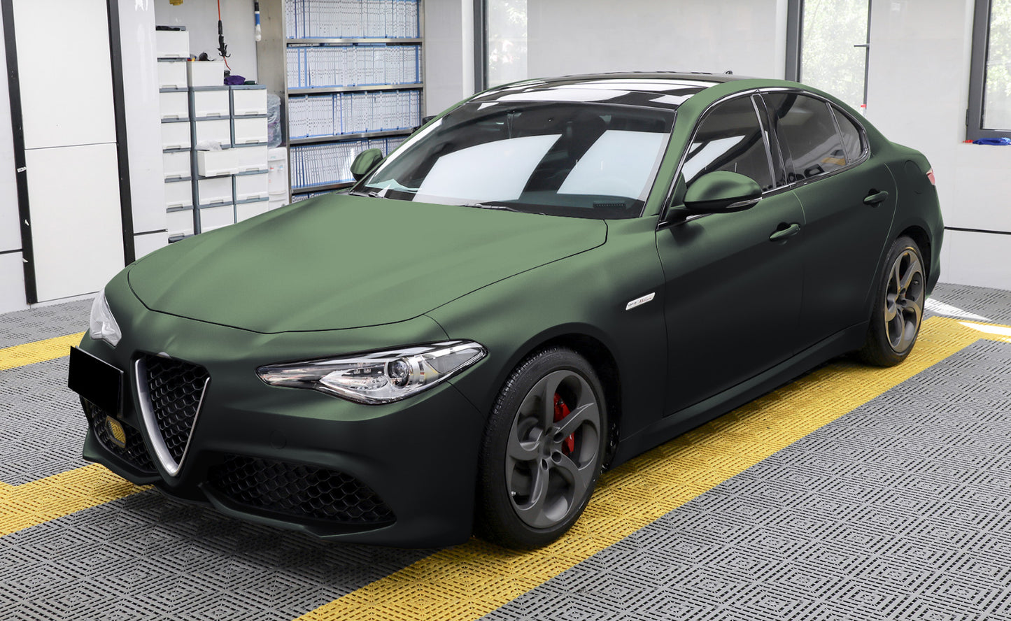 Matte Metallic Wizard Green Vinyl Wrap