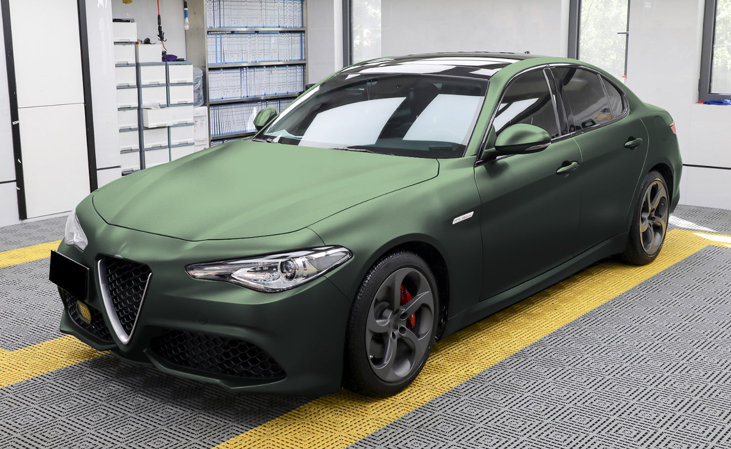 Matte Metallic Blackish Green Vinyl Wrap