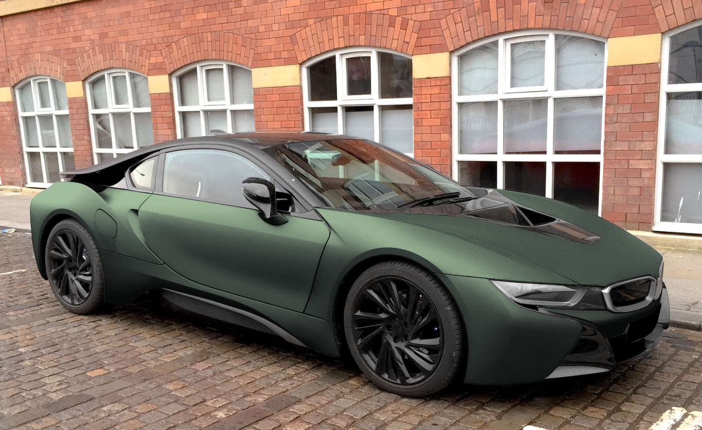 Matte Metallic Blackish Green Vinyl Wrap