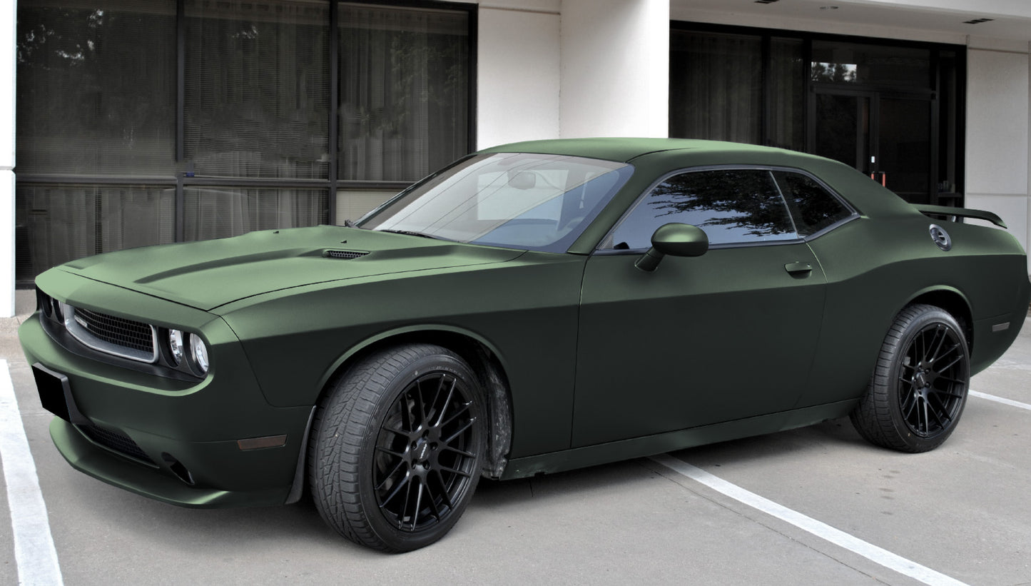 Matte Metallic Blackish Green Vinyl Wrap